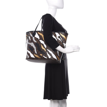 Louis Vuitton X LOL Monogram Neverfull MM Gold Silver 2 of 12