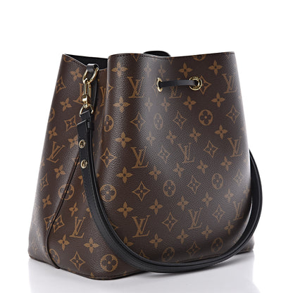 Louis Vuitton Monogram Neonoe MM Black 3 of 11