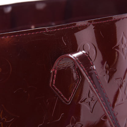 Louis Vuitton Vernis Wilshire MM Rouge Fauviste 12 of 15