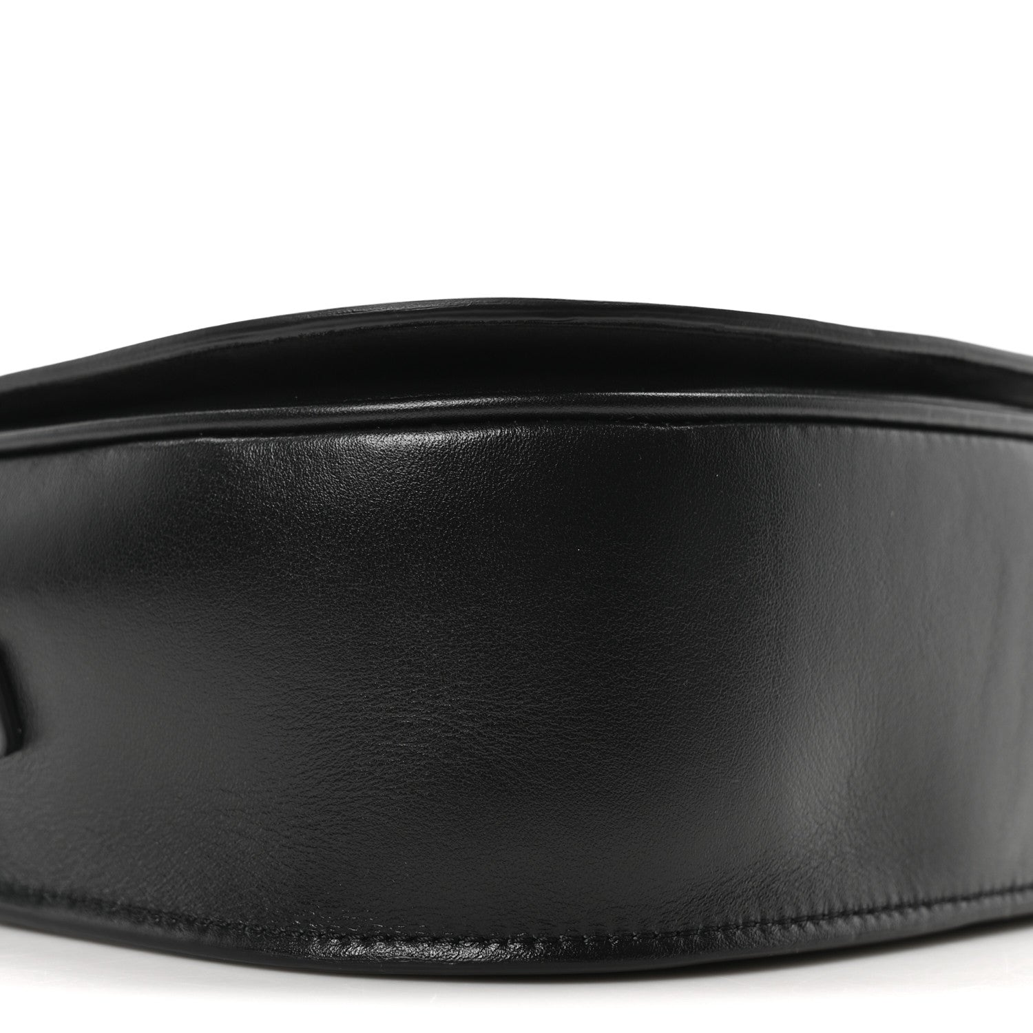 Celine Smooth Calfskin Cuir Triomphe Folco Crossbody Bag Black 8 of 9