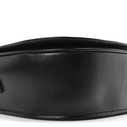 Celine Smooth Calfskin Cuir Triomphe Folco Crossbody Bag Black 8 of 9