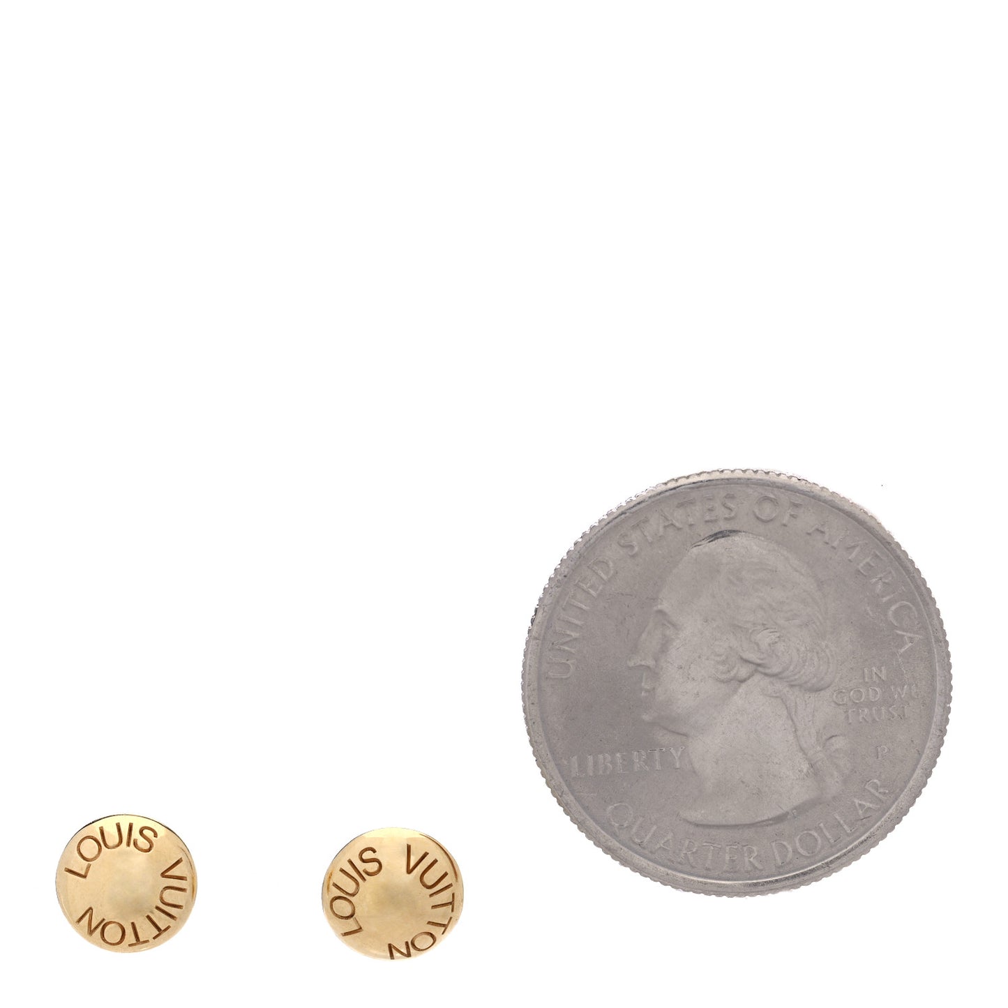 18K Yellow Gold Emprise Clous Stud Earrings