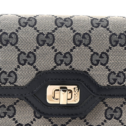 Gucci GG Monogram Mini Luce Shoulder Bag Beige Blue 6 of 8