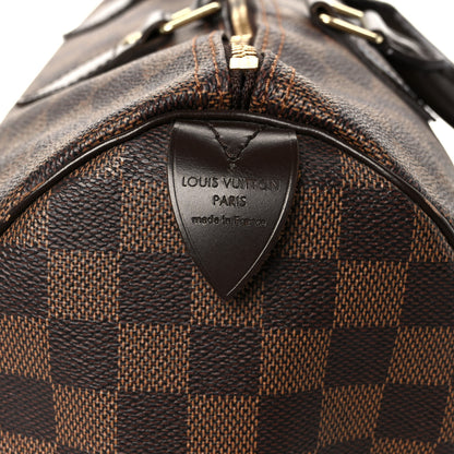 Louis Vuitton Damier Ebene Speedy 35 6 of 12