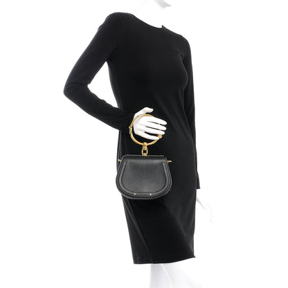 Chloe Calfskin Small Nile Bracelet Bag Black 2 of 7