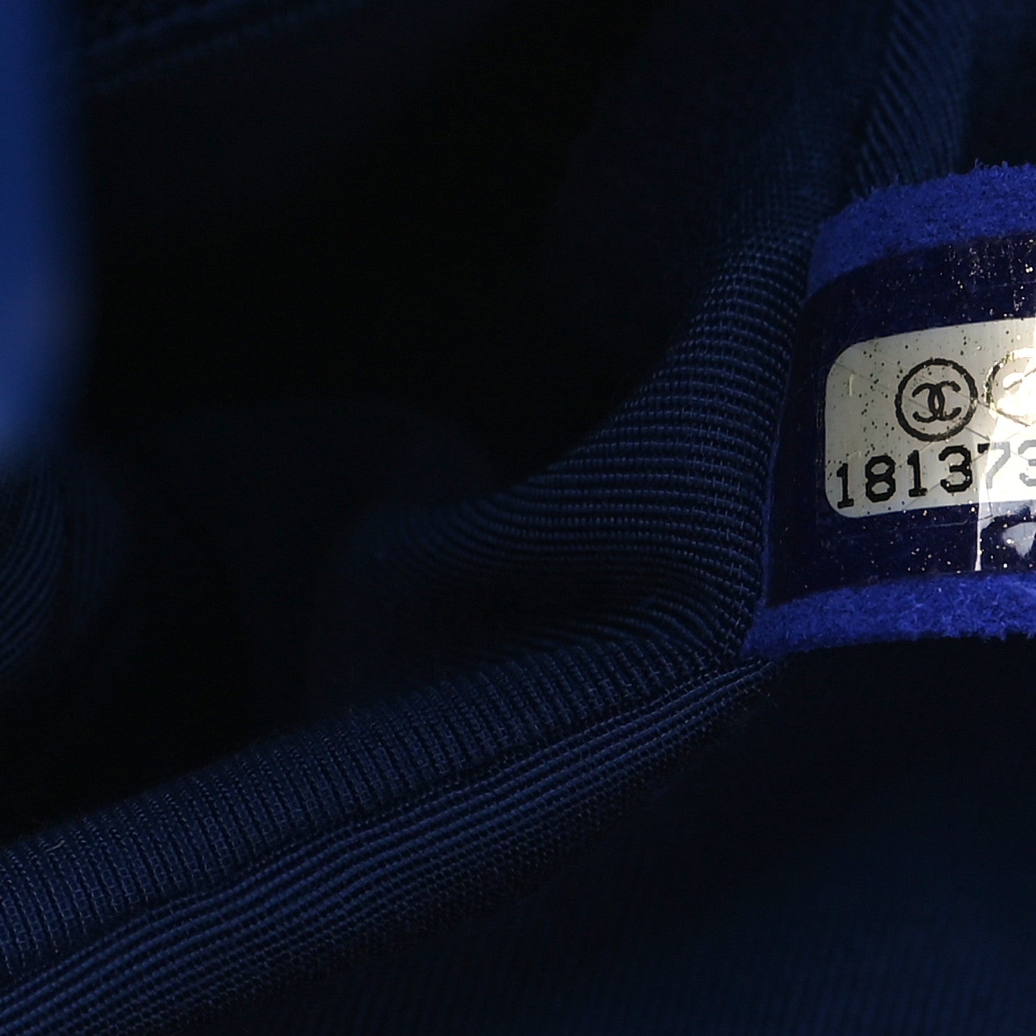 Chanel Lambskin Quilted Medium Hula Hoop Flap Blue 7 of 10