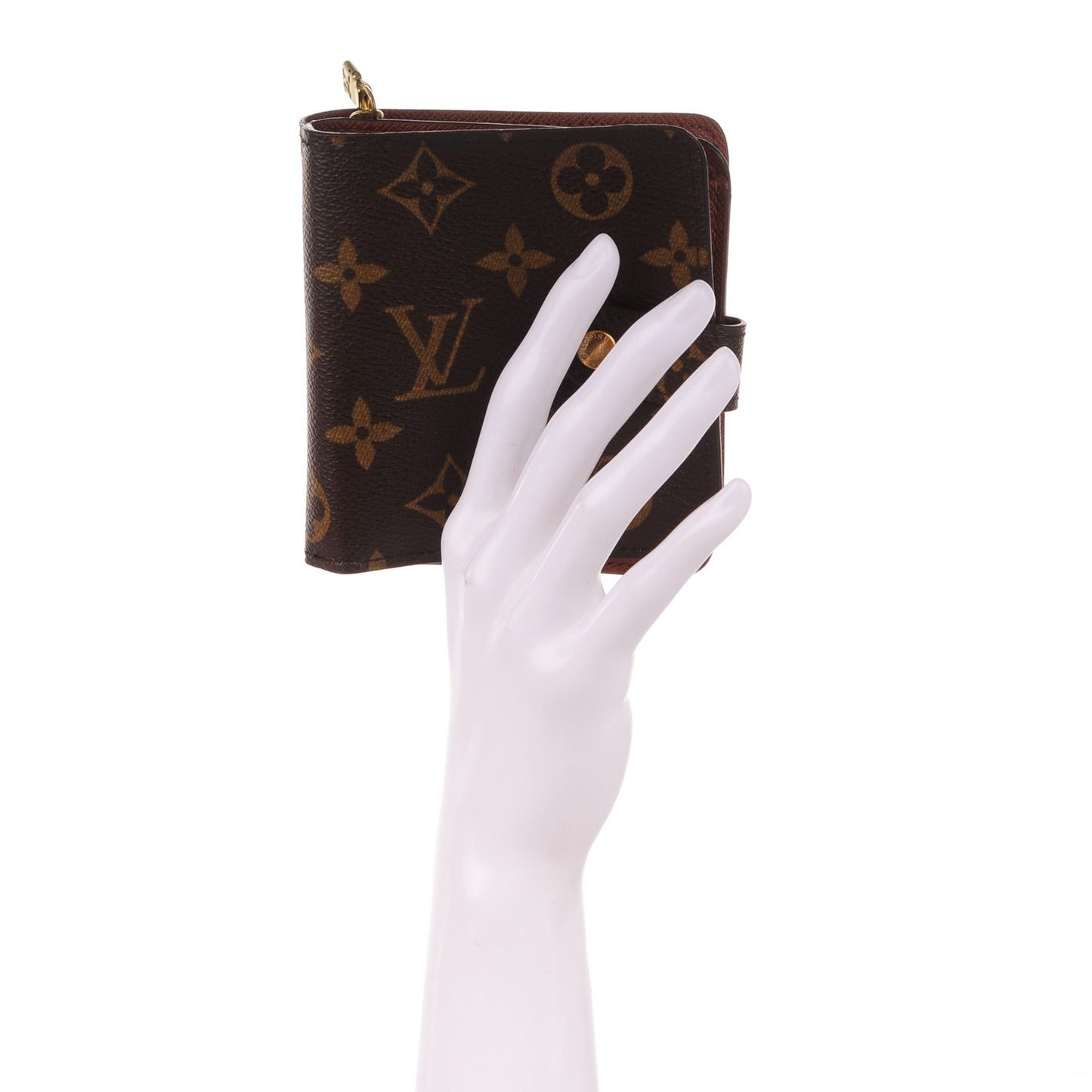 Monogram Compact Zippe Zipped Wallet