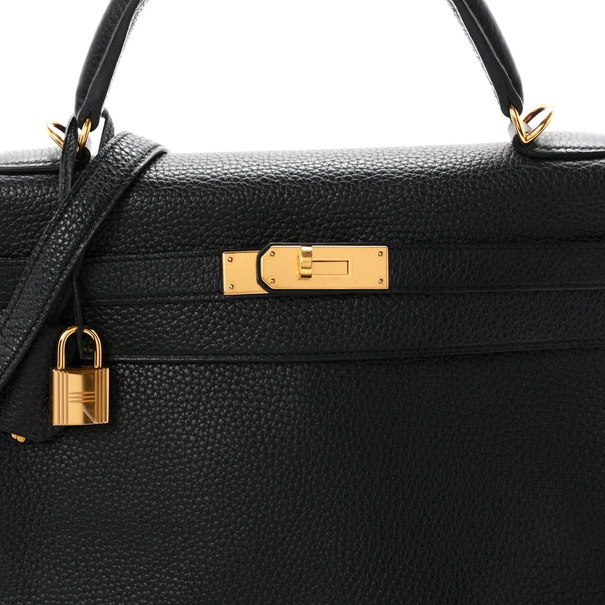 Hermes Togo Kelly Retourne 32 Black 8 of 11