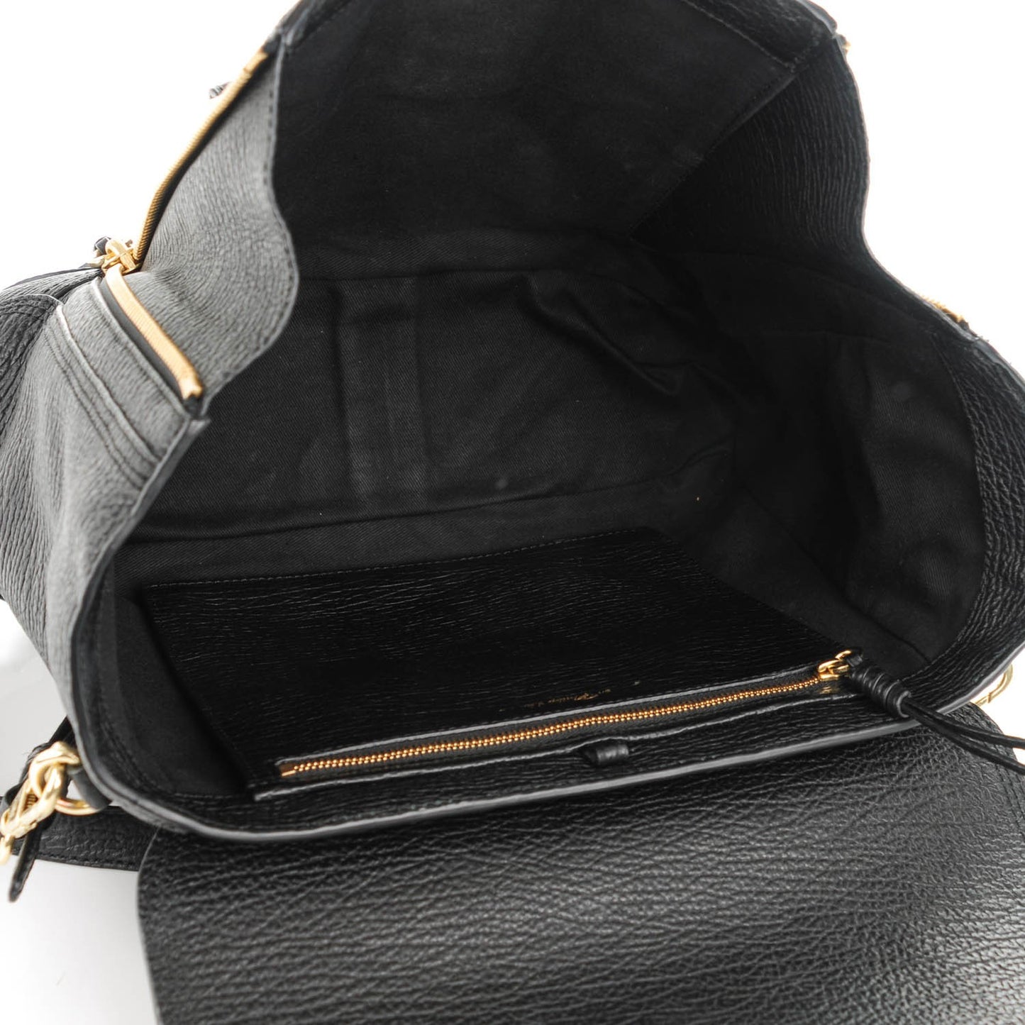 3.1 Textured Calfskin Medium Pashli Satchel Black