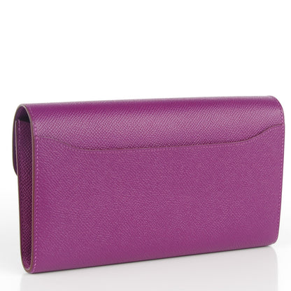 Hermes Epsom Constance Long Wallet Anemone 3 of 9