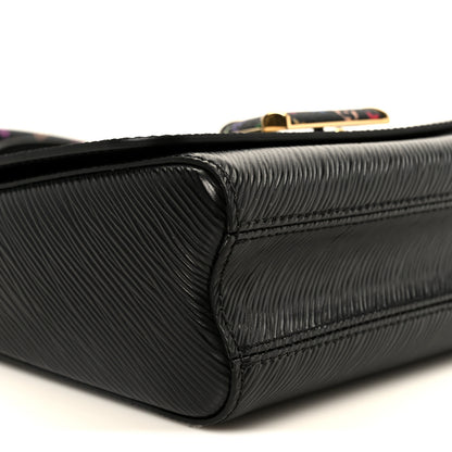 Louis Vuitton LV X TM Epi Twist MM Slim Shoulder Bag Black 9 of 10
