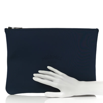 Hermes Neoprene Large Neobain Case Marine 2 of 9
