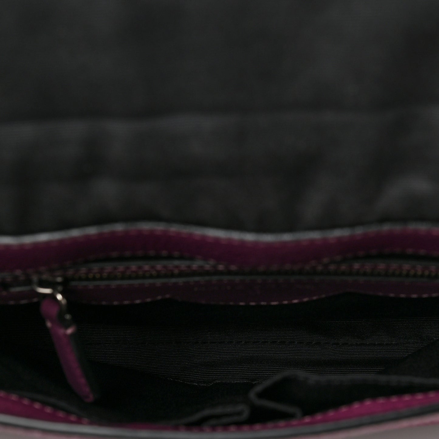 Grained Calfskin Crossbody Blackberry