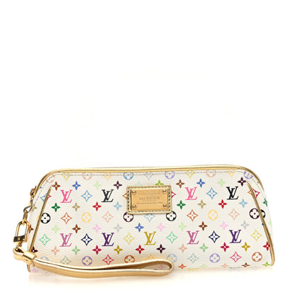 Louis Vuitton Monogram Multicolor Kate Clutch White 1 of 8