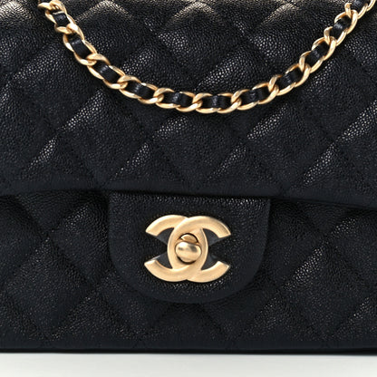 Chanel Caviar Quilted Mini Top Handle Rectangular Flap Black 9 of 12