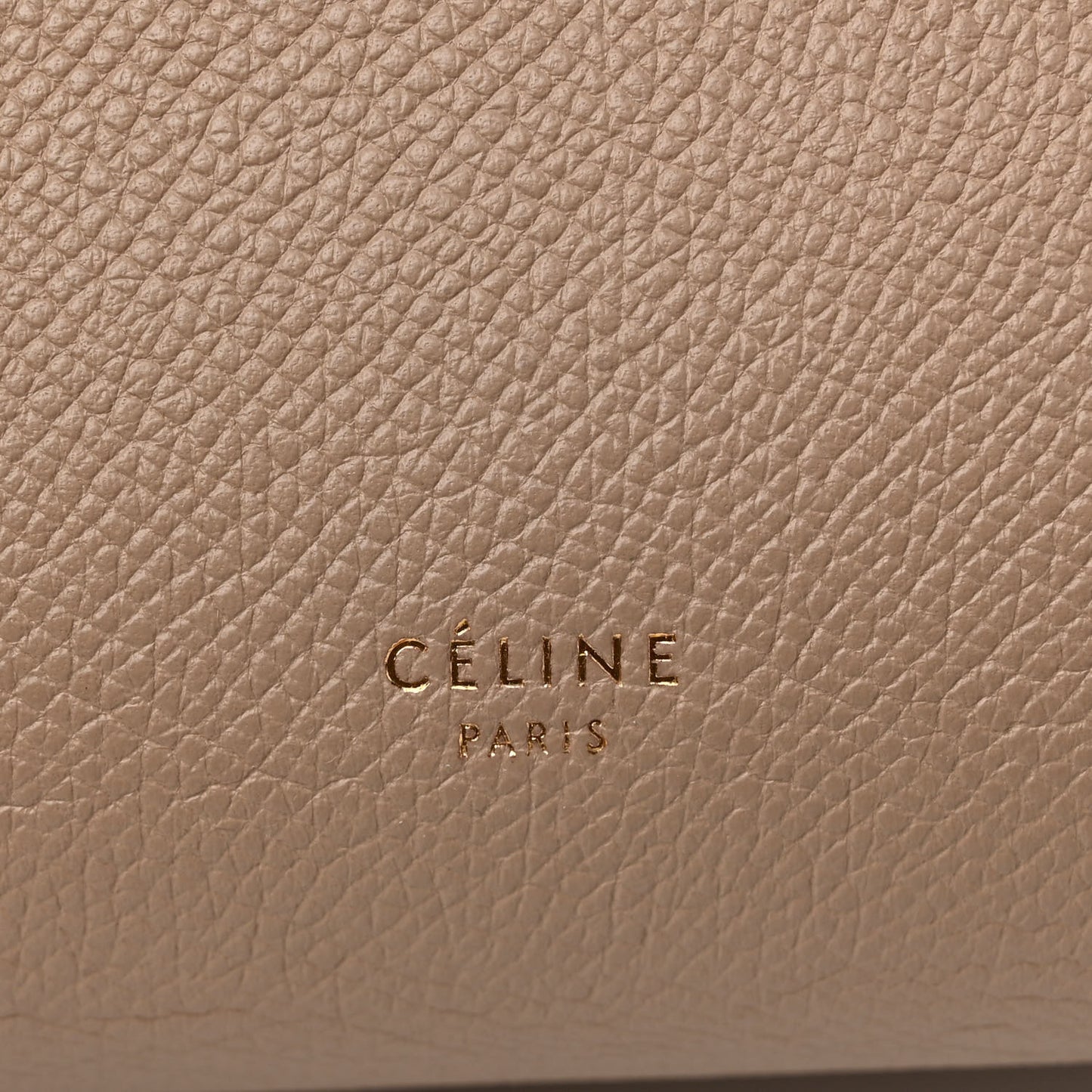Grained Calfskin Mini Belt Bag Light Taupe