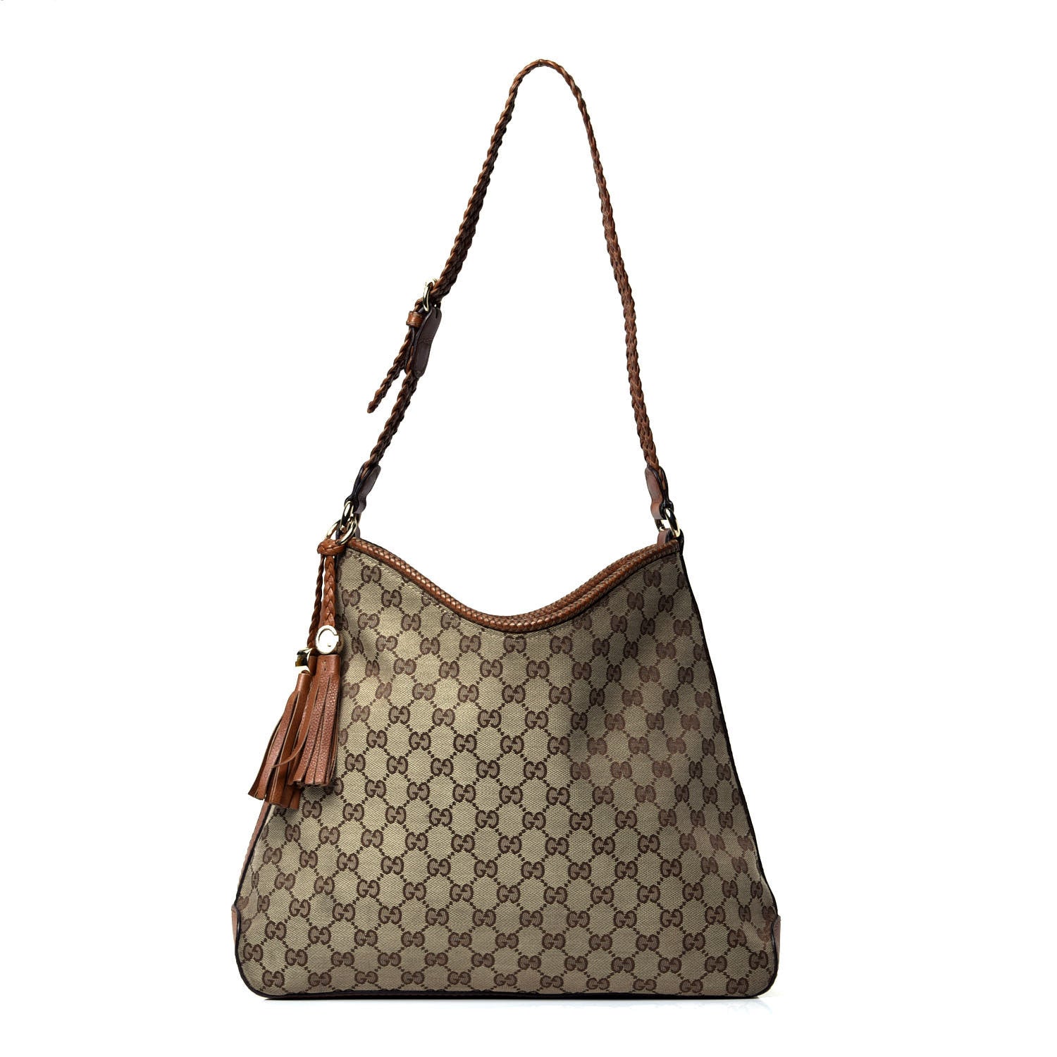 Gucci Monogram Medium Marrakech Hobo Camel 1 of 4