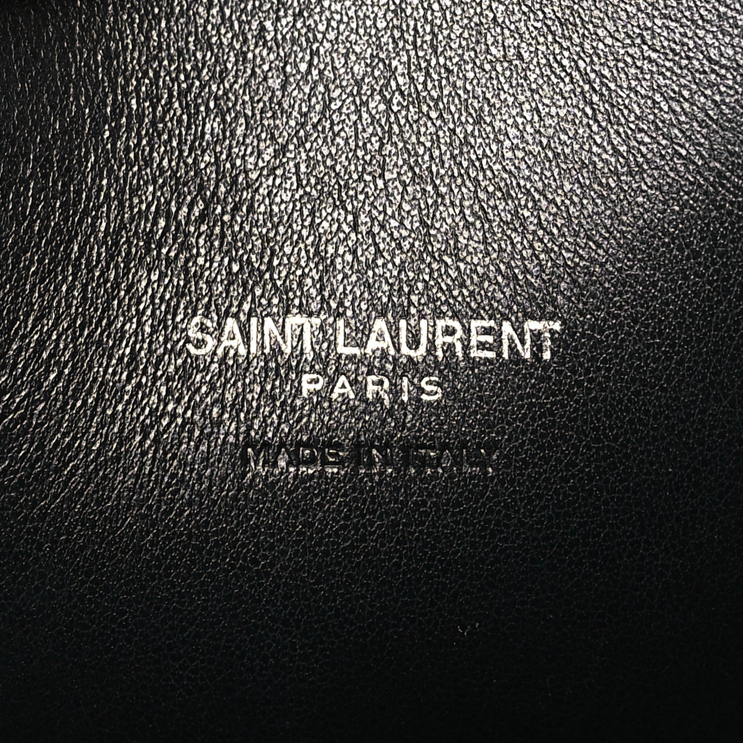 Grained Calfskin Baby Sac De Jour Black