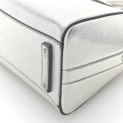 Givenchy Metallic Sugar Goatskin Mini Antigona Silver 10 of 10