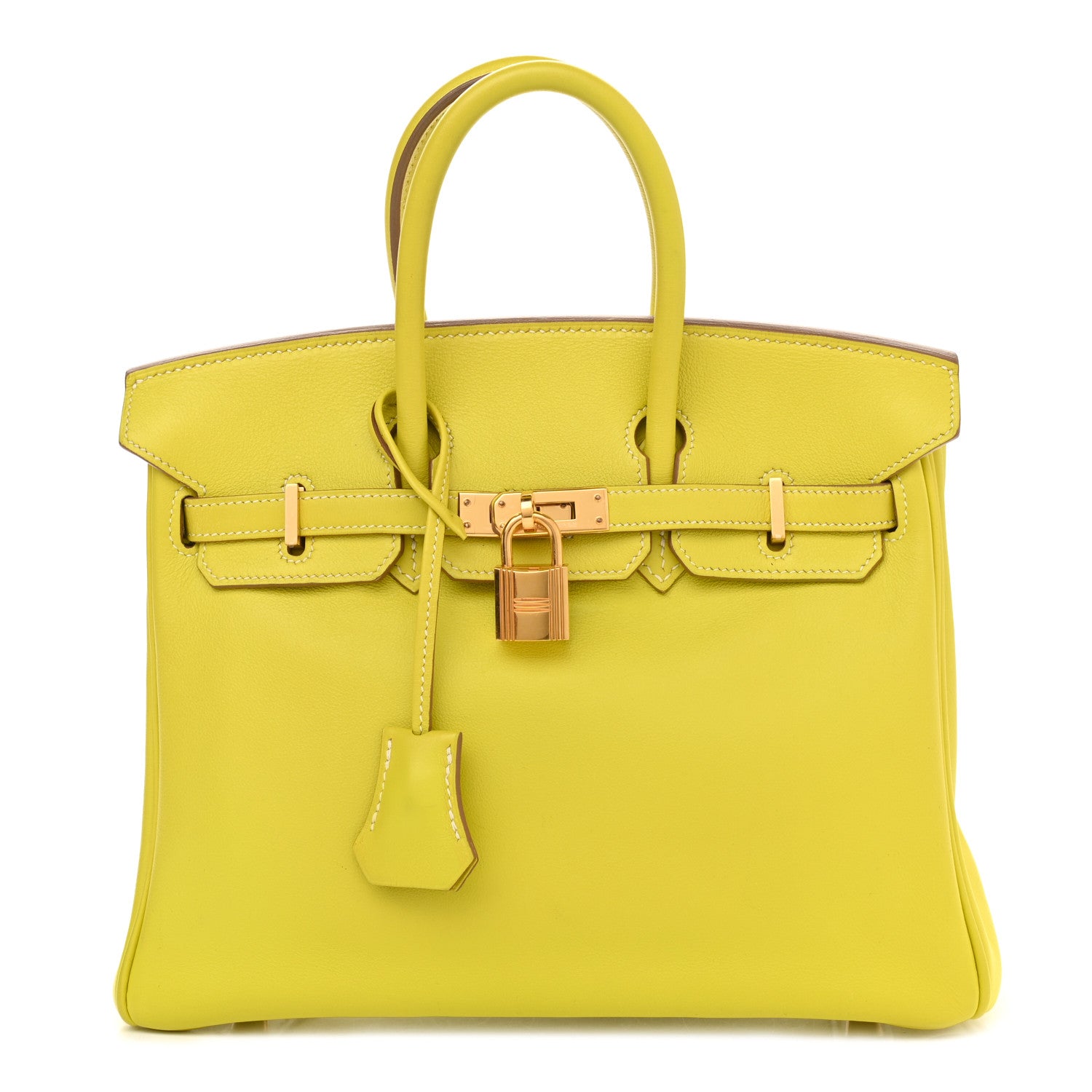 Hermes Swift Birkin 25 Lime 1 of 40