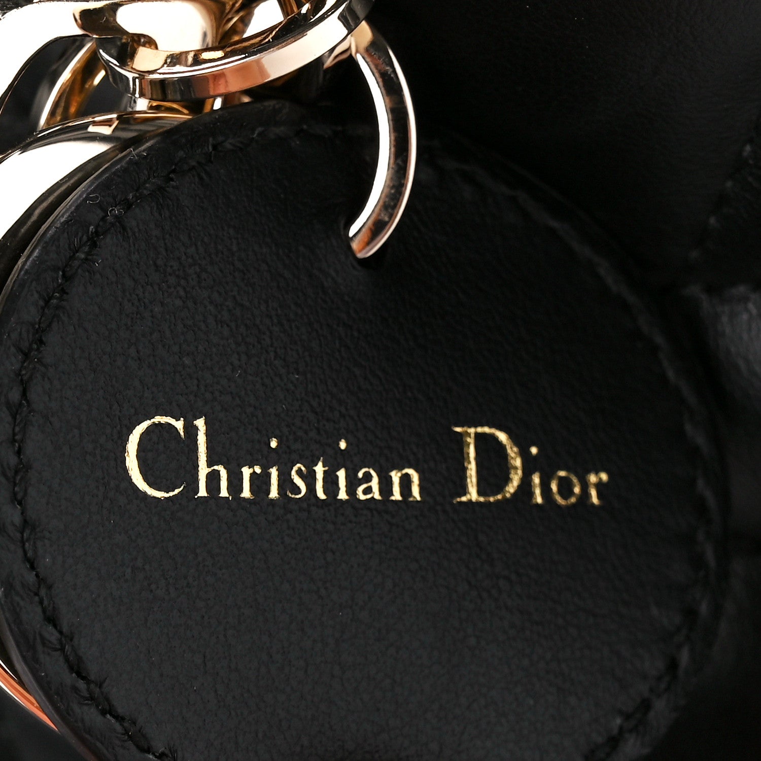 Christian Dior Calfskin Cannage Small Book Tote Black 8 of 11