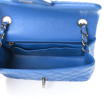 Chanel Caviar Quilted Mini Rectangular Flap Blue 5 of 10
