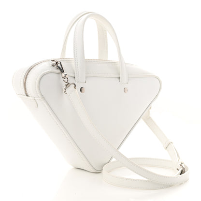 Balenciaga Calfskin S Triangle Duffle White 3 of 12