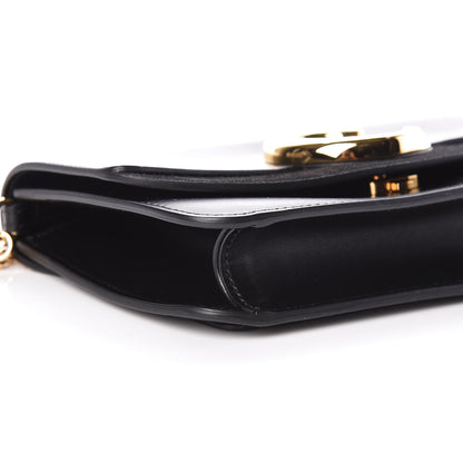 Chloe Calfskin Suede C Clutch With Chain Black 5 of 9