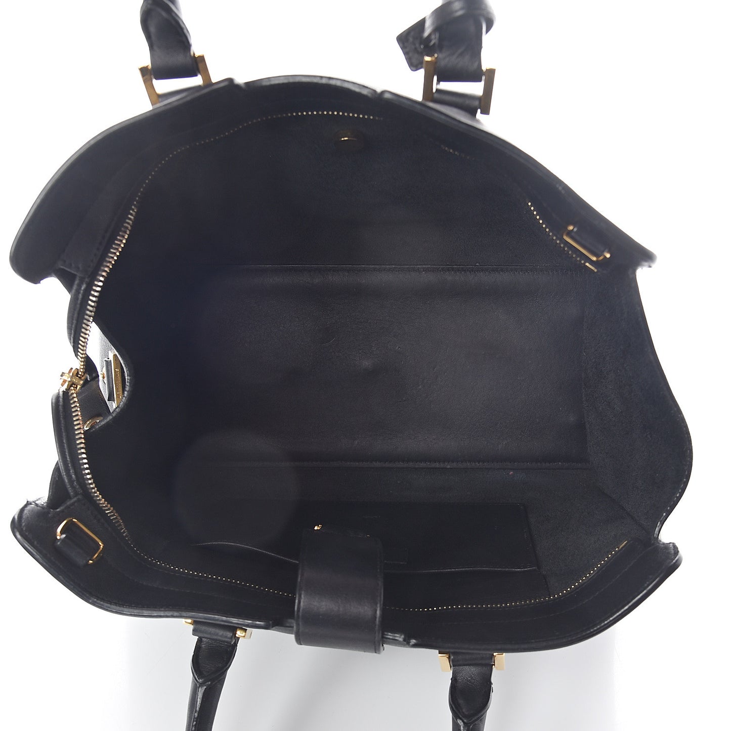 Calfskin Small Monogram Cabas Black