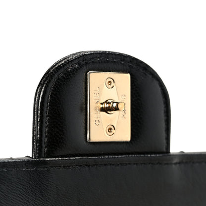 Chanel Lambskin Quilted Small Coco Pop Top Handle Flap So Black 6 of 11