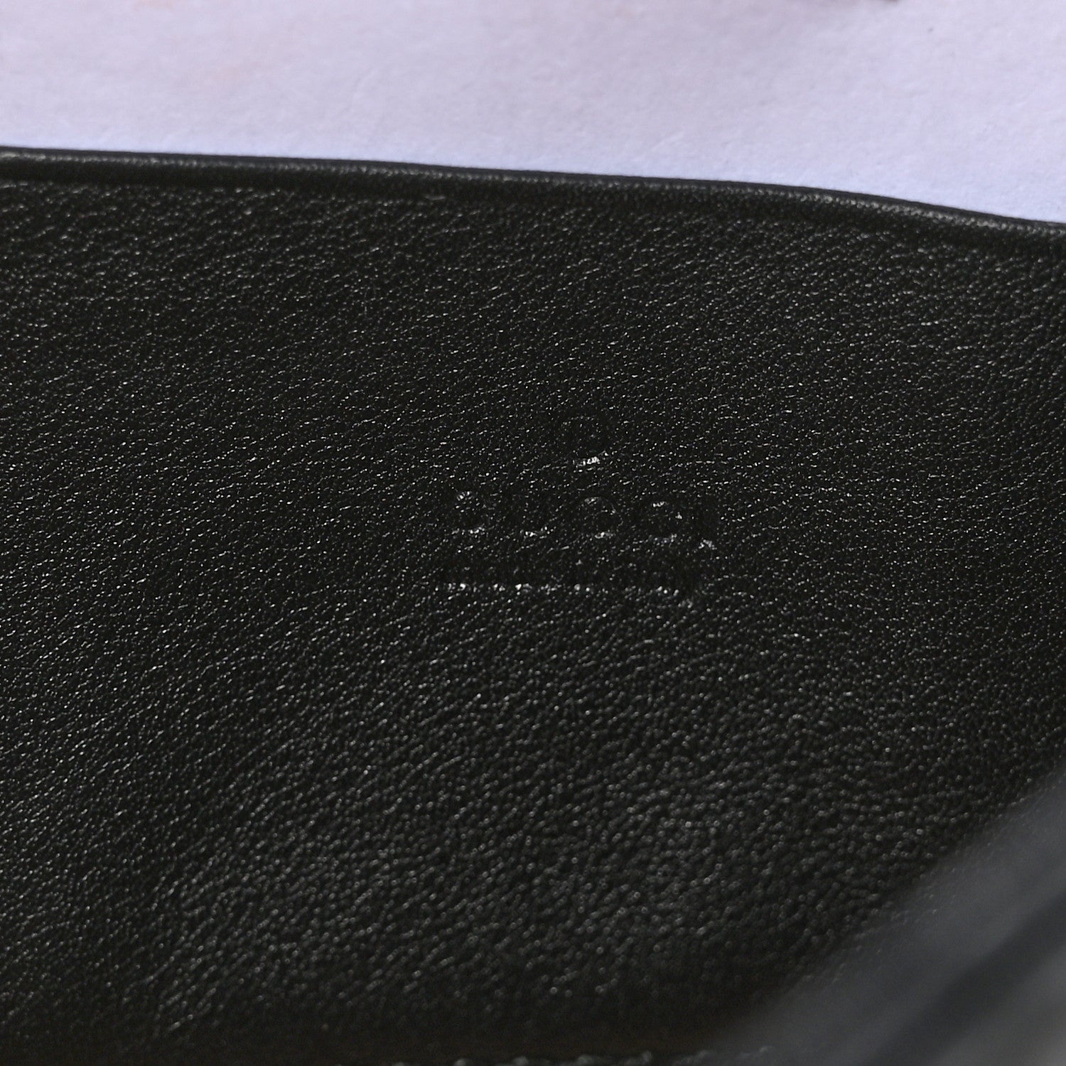 Gucci Calfskin Matelasse Mini Pearly GG Marmont Chain Wallet Black 6 of 10