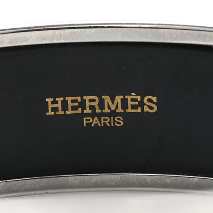 Hermes Enamel Printed Wide Caleche Bracelet 62 4 of 5