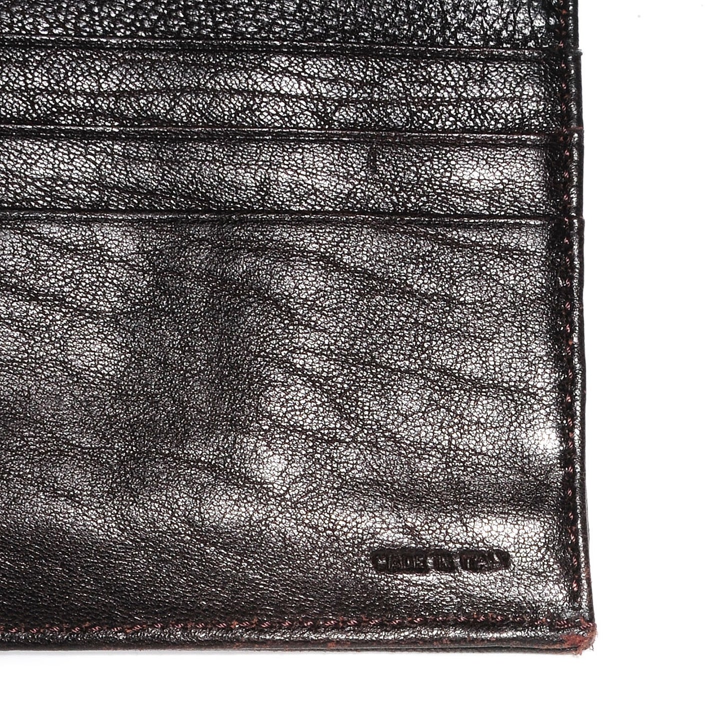 Zucca Nappa Nuvolata Vitello Tortuga Spy Continental Wallet Tobacco Moro