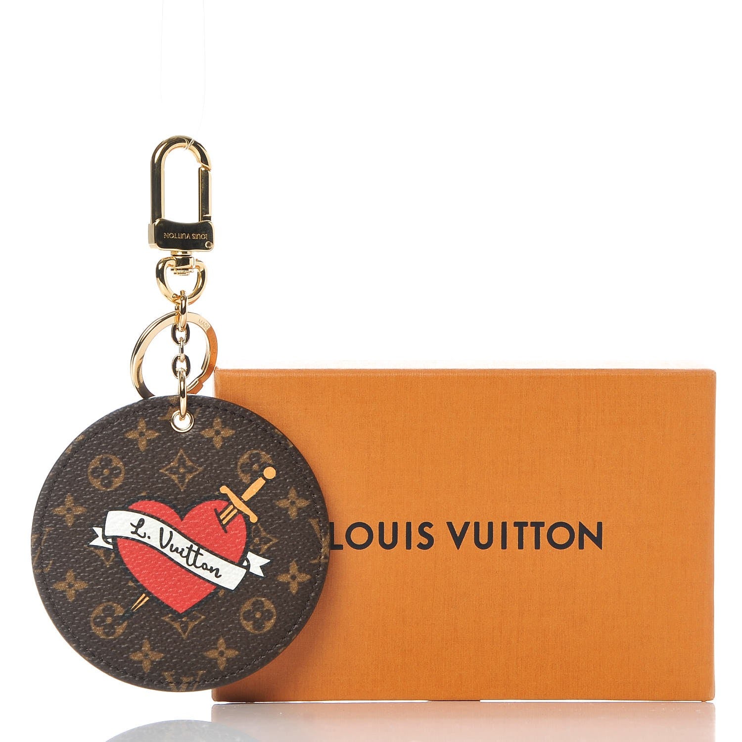 Louis Vuitton Monogram Stories Bag Charm Key Holder 4 of 4