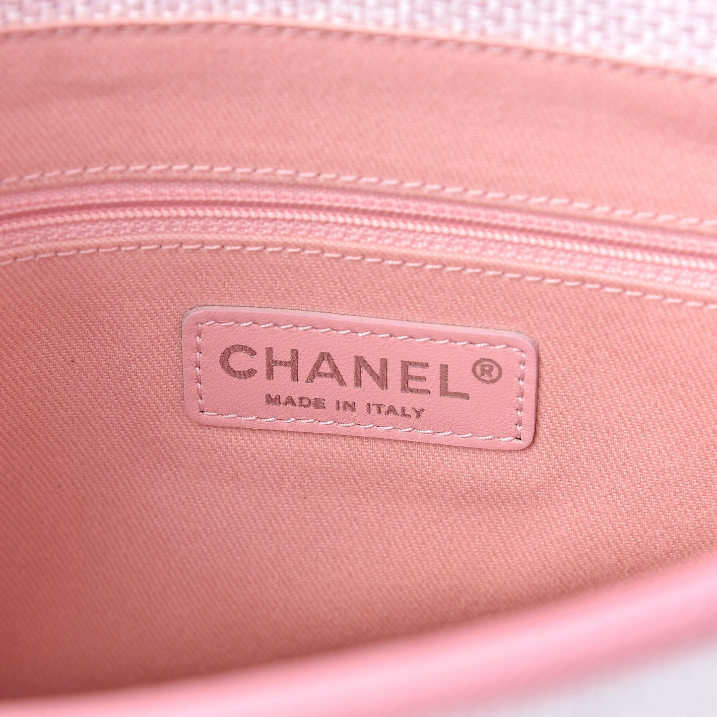 Woven Straw Raffia Small Deauville Messenger Pink