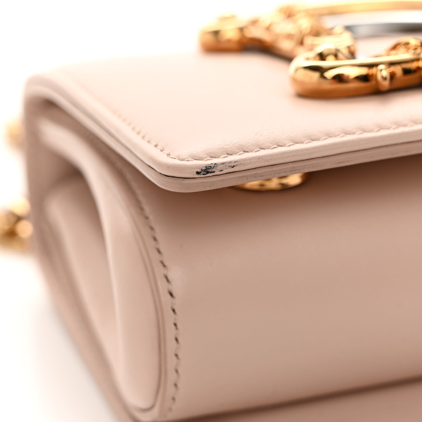 Nappa DG Girls Phone Shoulder Bag Cipria