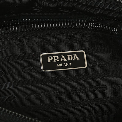 Prada Tessuto Nylon Saffiano Wristlet Black 6 of 14