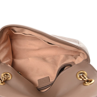 Gucci Calfskin Matelasse Medium GG Marmont Shoulder Bag Porcelain Rose 6 of 9