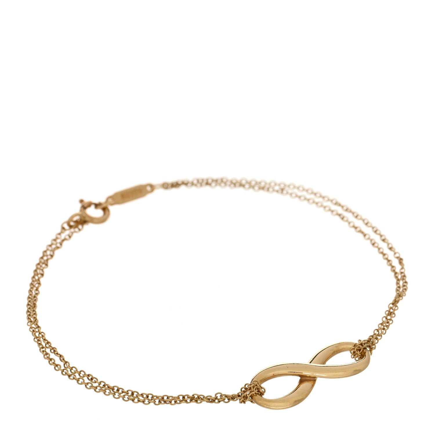 Tiffany 18K Yellow Gold Infinity Bracelet 1 of 3