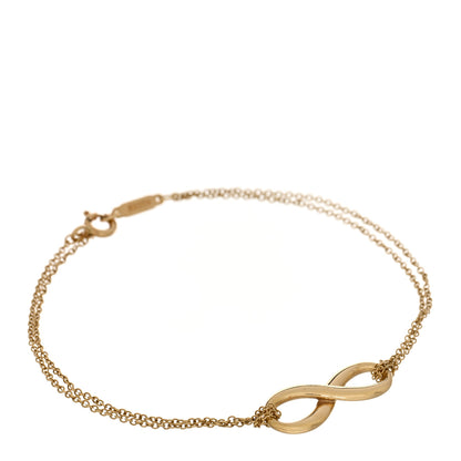 Tiffany 18K Yellow Gold Infinity Bracelet 1 of 3