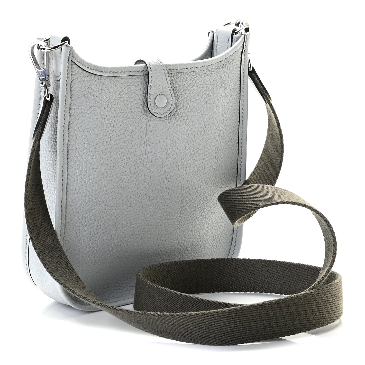 Hermes Taurillon Clemence Amazone Evelyne TPM Bleu Pale Etain 2 of 6