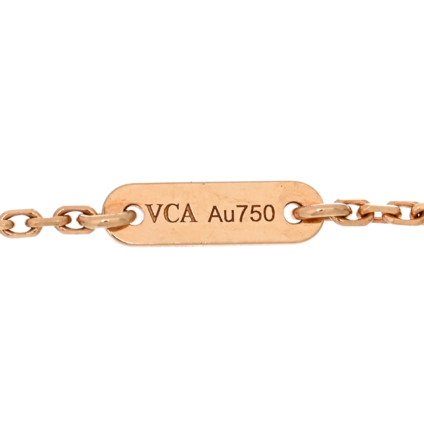 18K Rose Gold Carnelian Sweet Alhambra Bracelet
