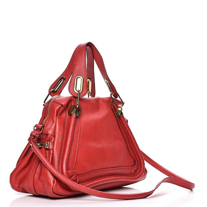 Chloe Calfskin Medium Paraty Holly Berry 4 of 15