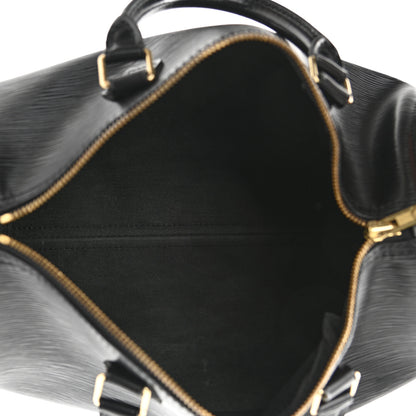Louis Vuitton Epi Speedy 30 Black 5 of 10