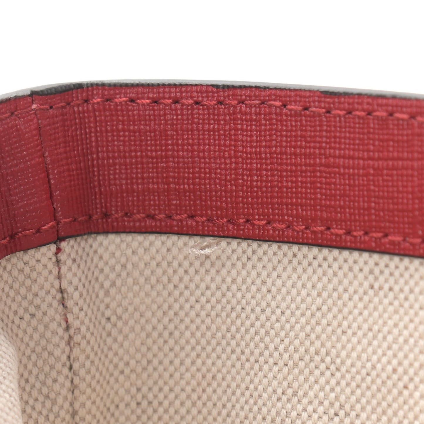 GG Supreme Monogram Childrens Ladybug Tote Red