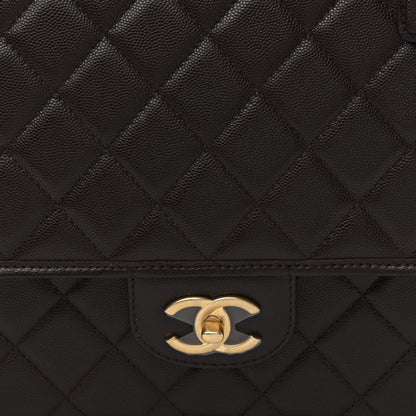 Chanel Caviar Quilted School Memory Backpack Black 8 of 10