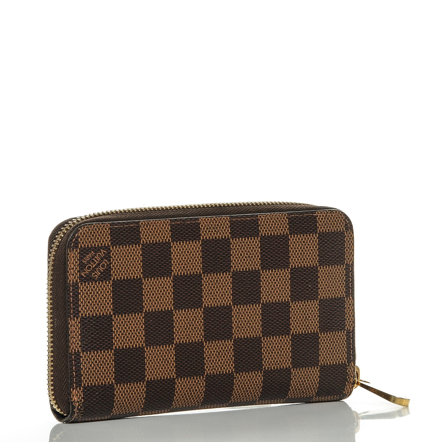 Louis Vuitton Damier Ebene Zippy Compact Wallet 3 of 7