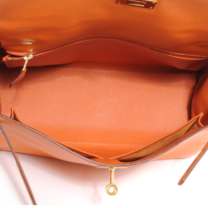 Hermes Epsom Kelly Retourne 28 Orange 6 of 11