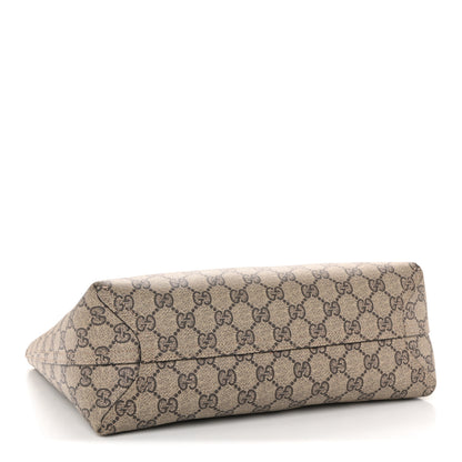 Gucci GG Supreme Monogram Small Reversible Tote Beige Red 5 of 18