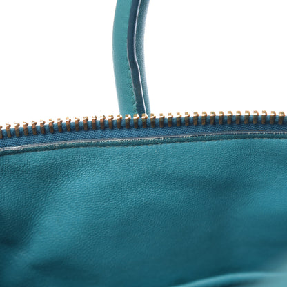 Miu Miu Nappa Matelasse Zip Tote Turchese 13 of 21